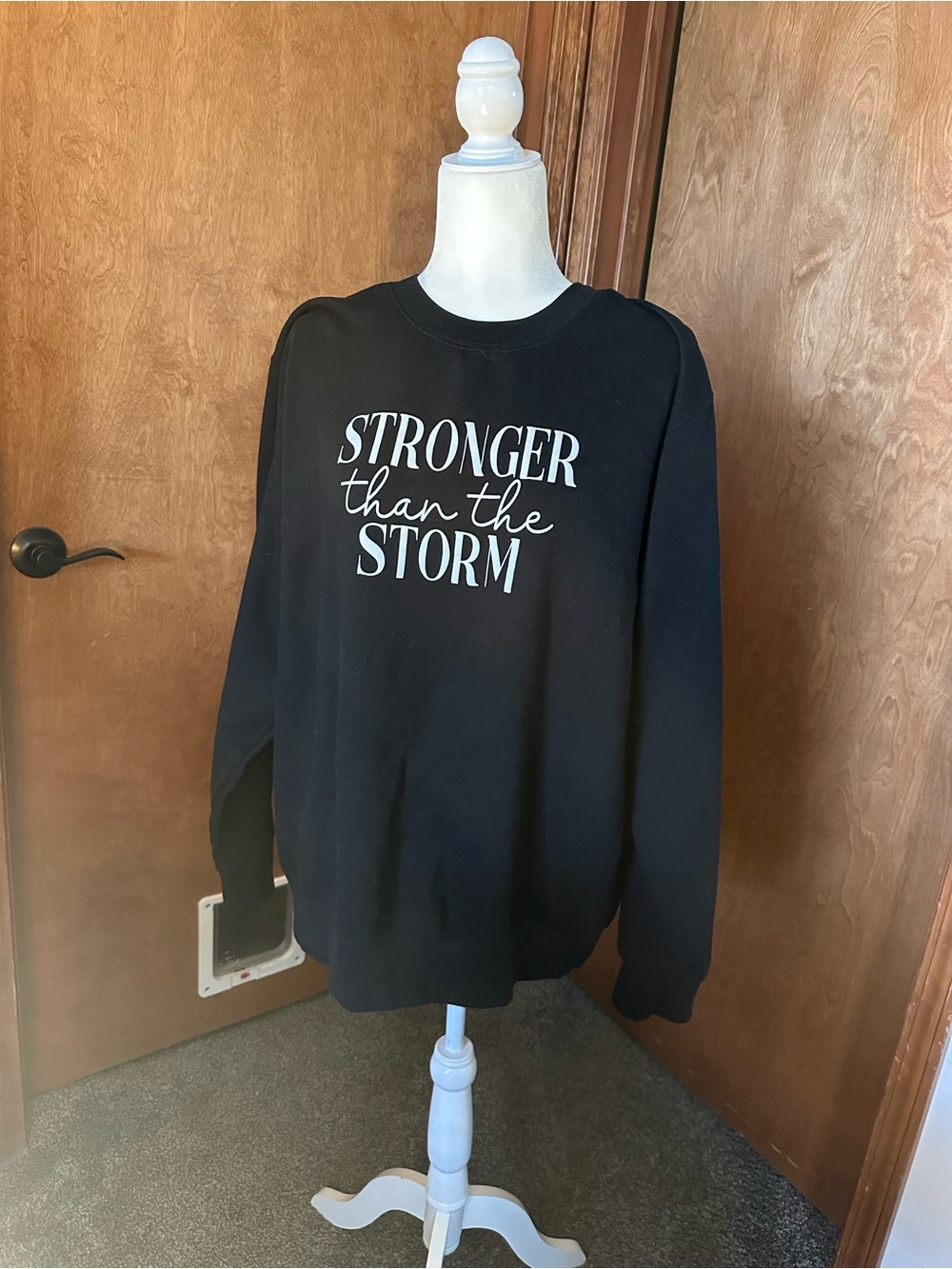 Love In Faith “Stronger than the Storm” Crewneck Sweatshirt| Cozy Pullover
